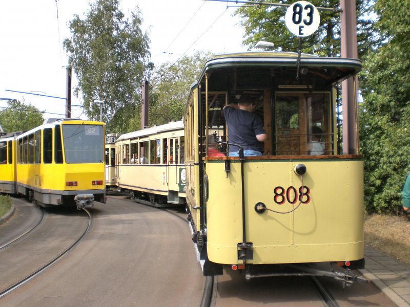 In der Wendeschleife Mahlsdorf, Berlin 9. August 2009