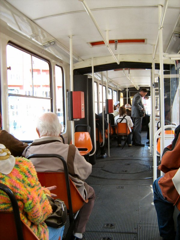 Innenansicht unmot. TATRA, Berlin 19.4.2009