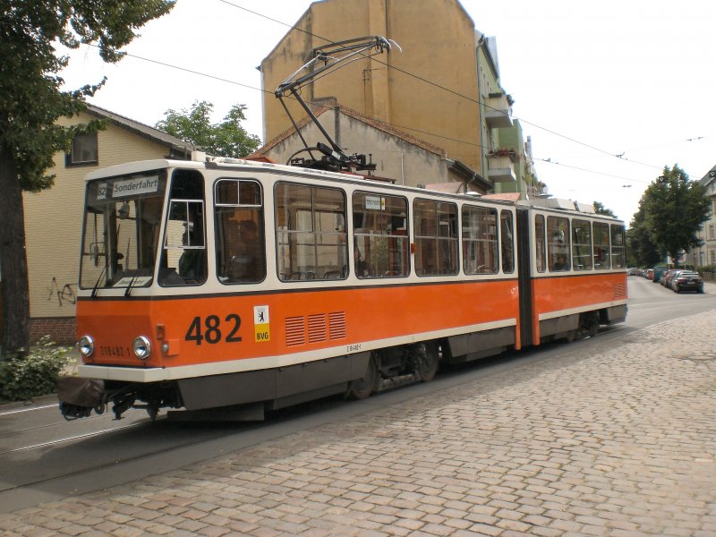 KT4D-Tw 482 in Johannisthal, Themenfahrt am 9.8.2009