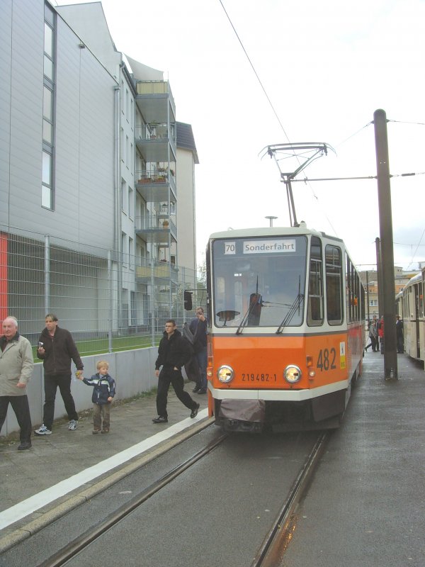 KT4D in der Wendeschleife Langenbeckstrasse, Berlin 18.10.2009