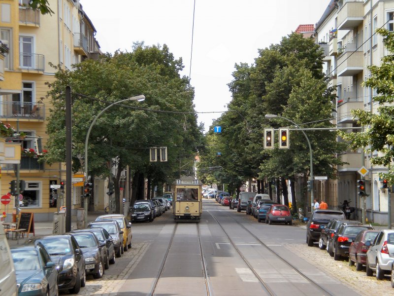 Museumszug T24/B24 unterwegs auf der Linie M13, Berlin Juli 2009