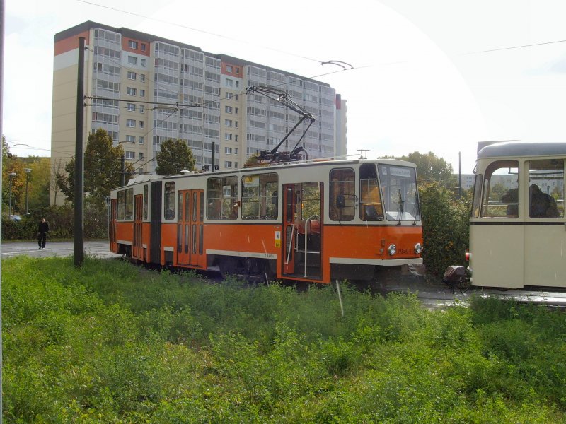 Nicht moderniserter KT4D in Hohensch�nhausen, Schleife Zingster Strasse, Berlin Oktober 2009