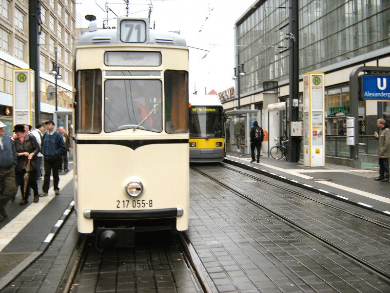 REKO-Tw am Alexanderplatz, Themenfahrt November 2007
