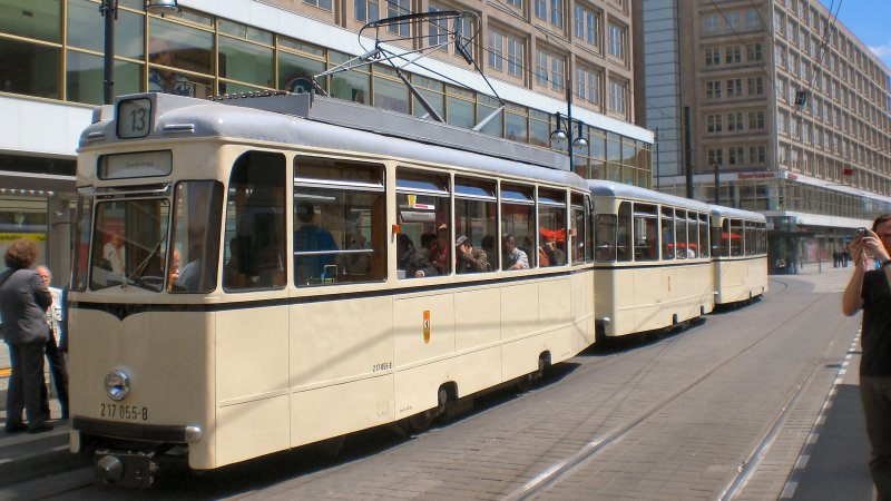 REKO-Zug abfahrbereit am Alexanderplatz, Berlin 14.6.2009