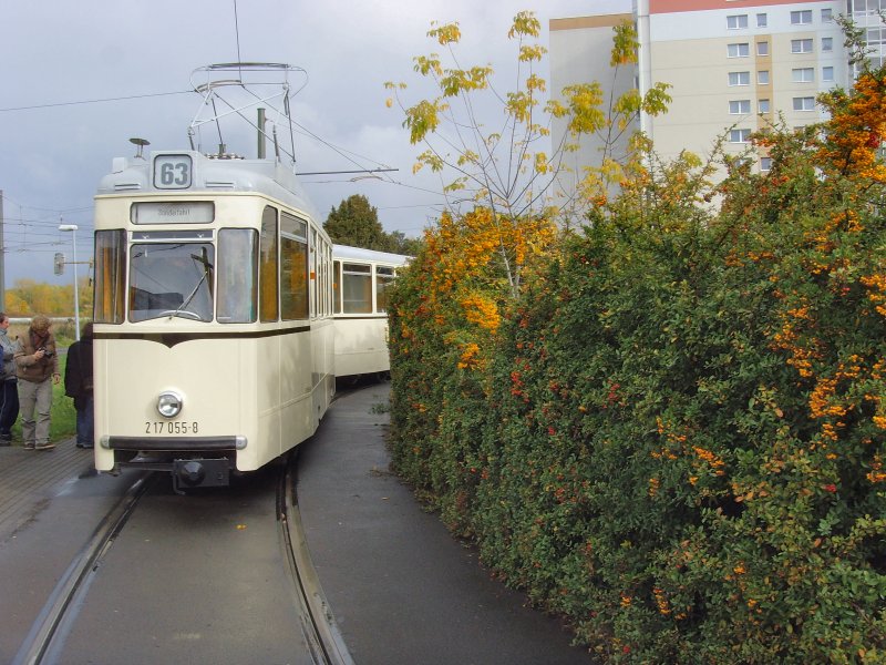 REKO-Zug in Hohensch�nhausen, Zingster Strasse, Berlin Oktober 2009