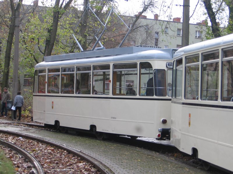 REKO-ZUG mit (2) Beiwagen in Wei�ensee, Themenfahrt Herbst 2006