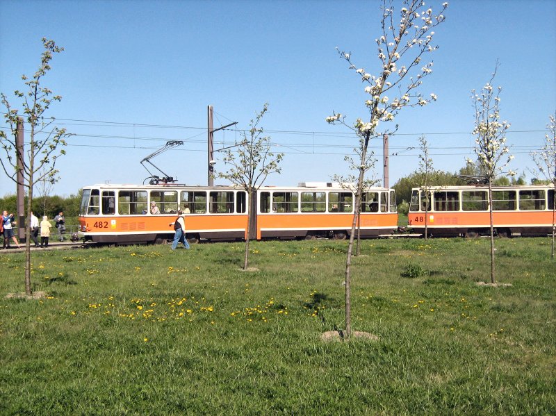 TATRA-Zug in Frz. Buchholz, 19.4.2009