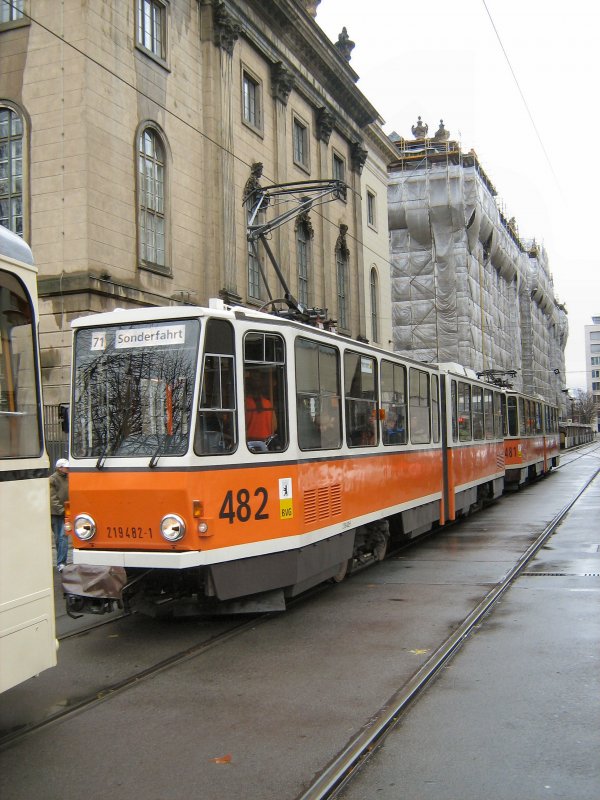 TATRAS in Doppeltraktion, Sonderfahrt November 2007