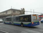 (257'300) - AS Engi - Nr. 15/GL 165 - MAN (ex TPL Lugano Nr. 438; ex Ryffel, Uster; ex Stucki, Porrentruy/PID 5433; ex SBC Chur Nr. 91) am 28. November 2023 beim Bahnhof Appenzell