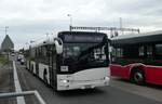 (282'047) - Intertours, Domdidier - Nr. 513/FR 300'513 - Solaris (ex AAGR Rothenburg Nr. 13) am 1. November 2025 beim Bahnhof Ins