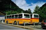 (088'423) - Mattli, Wassen - UR 9104 - Saurer/T�scher am 2. August 2006 in Wassen, Garage