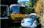 (025'905) - Wohnbus in Sch�nried - Saurer/R&J (ex Tritten, Zweisimmen; ex Perreten, Lauenen) am 30.