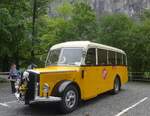 (228'229) - Blaser, Unterseen - BE 105'053 - Saurer/T�scher (ex Gessinger, Bad Ragaz) am 20.
