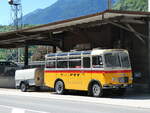 (237'949) - Schmid, Th�rishaus - Nr. 9/BE 26'105 - Saurer/R&J (ex Geiger, Adelboden Nr. 9) am 10. Juli 2022 beim Bahnhof Lavorgo