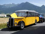 (276'692) - Riviera Carburant Lavage, St-L�gier - VD 1459 U - Saurer/Saurer (ex Nestl�; ex AVG Grindelwald; ex P 23'106; ex P 2160) am 14.