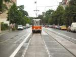 TATRA KT4D - Tw 482 - in Berlin-Mitte w�hrend einer Sonderfahrt Sommer 2008