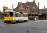 Tatra T6A am Bhf Sch�neweide 2006