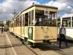 Blick zum Beiwagen 339 des T24-Zuges im Bh Lichtenberg, Berlin Oktober 2009