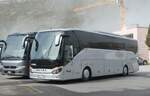 (280'260) - Aus Polen: Inter Trans, Kani�w - SBI 83'210 - Setra am 10. September 2025 in Andermatt, Bahnhofplatz