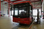 (285'769) - AFA Adelboden - Nr. 55/BE 611'055 - Scania/Hess am 27. M�rz 2026 in Frutigen, Garage