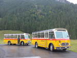 (197'838) - Frutig, Birmensdorf - ZH 560'883 - FBW/FHS (ex P 23'217) + M�ller, Ennetmoos - NW 23'167 - FBW/Gangloff (ex Rentsch, Gunten; ex P 23'203; ex P 21'003) am 16.