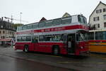 (280'733) - Motorworld, Kemptthal - Nr. 601/ZH 147'239 - B�ssing (ex WV Winterthur Nr. 601; ex WV Winterthur Nr. 201; ex Amt f�r Luftverkehr Nr. 47; ex Swissair, Z�rich Nr. 23) am 27. September 2025 beim Bahnhof W�denswil