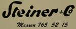 (280'994) - Beschriftung - Steiner+Co Messen 765 52 15 - am 5.