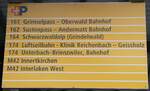 (283'292) - +P-Haltestellenschild - Meiringen, Bahnhof - am 19.