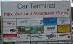 (184'703) - Plakat f�r Gafner Car Thun, Meister Carreisen, Fankhauser, A.