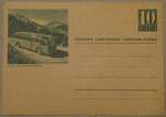 (232'986) - PTT-Postkarte � 10 Rappen - Auf der Fahrt nach Adelboden - am 19.