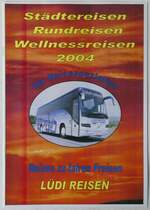 (250'304) - L�di-St�dtereisen - Rundreisen - Wellnessreisen 2004 am 21.