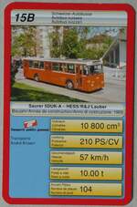(255'439) - Quartett-Spielkarte mit CGTE Gen�ve Nr.