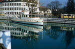 (D 020) - Aus dem Archiv: STI Thun - Moser/R&J Personenanh�nger (ganz links) + STI Tram Nr.