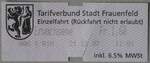 (260'860) - VF-Einzelbillet vom 21.