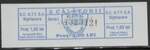 (269'133) - Aus Rum�nien: A.T.T.-Einzelbillet am 11.