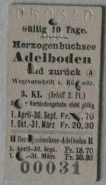 (283'180) - AFA-Einzelbillet vom 5.