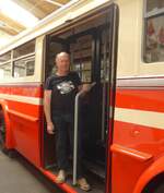 (198'849) - DPP Praha - Nr. 431 - Tatra Trolleybus (ex DPB Bratislava; ex DPMIJ Liberec; ex DPP Praha Nr. 431) am 20. Oktober 2018 in Praha �PNV-Museum (Teilaufnahme)