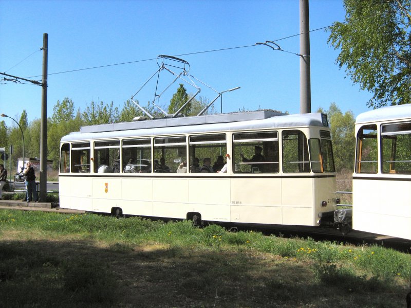 Triebwagen REKO-Zug in  Rosenthal Nord, 19.4.2009