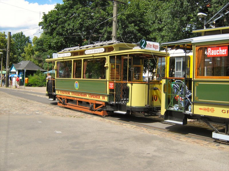 Tw 10 mit Beiwagen in Alt-Schm�ckwitz, Sommer 2007