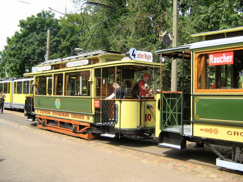 Tw 10 mit Bw in Alt-Schm�ckwitz, 17.5.2009