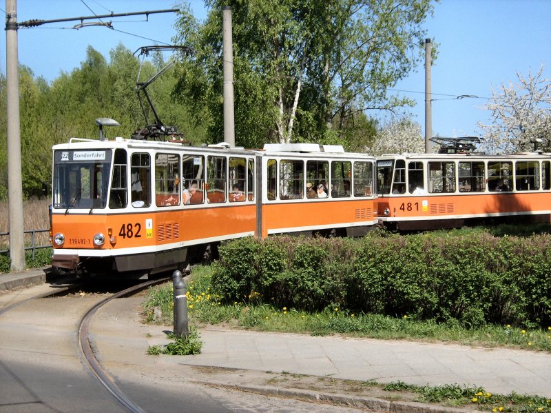 Vor der R�ckfahrt in Rosenthal Nord, 19.4.2009